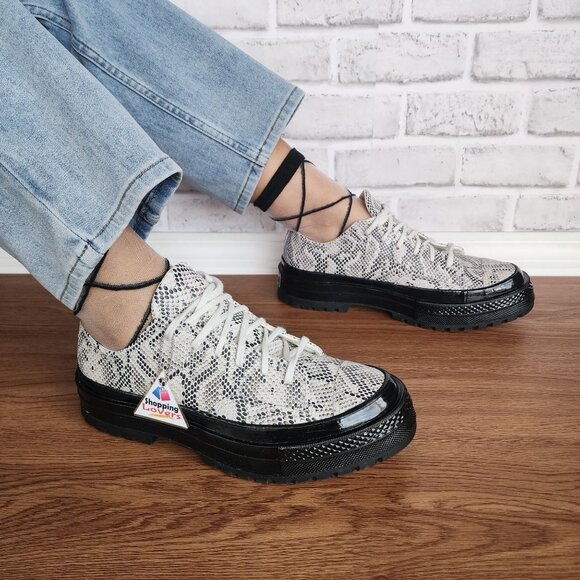 ⭐Converse Chuck 70 National Suede Snake Print Platform 8.5 Womens Shoes A15045C - Picture 5 of 15